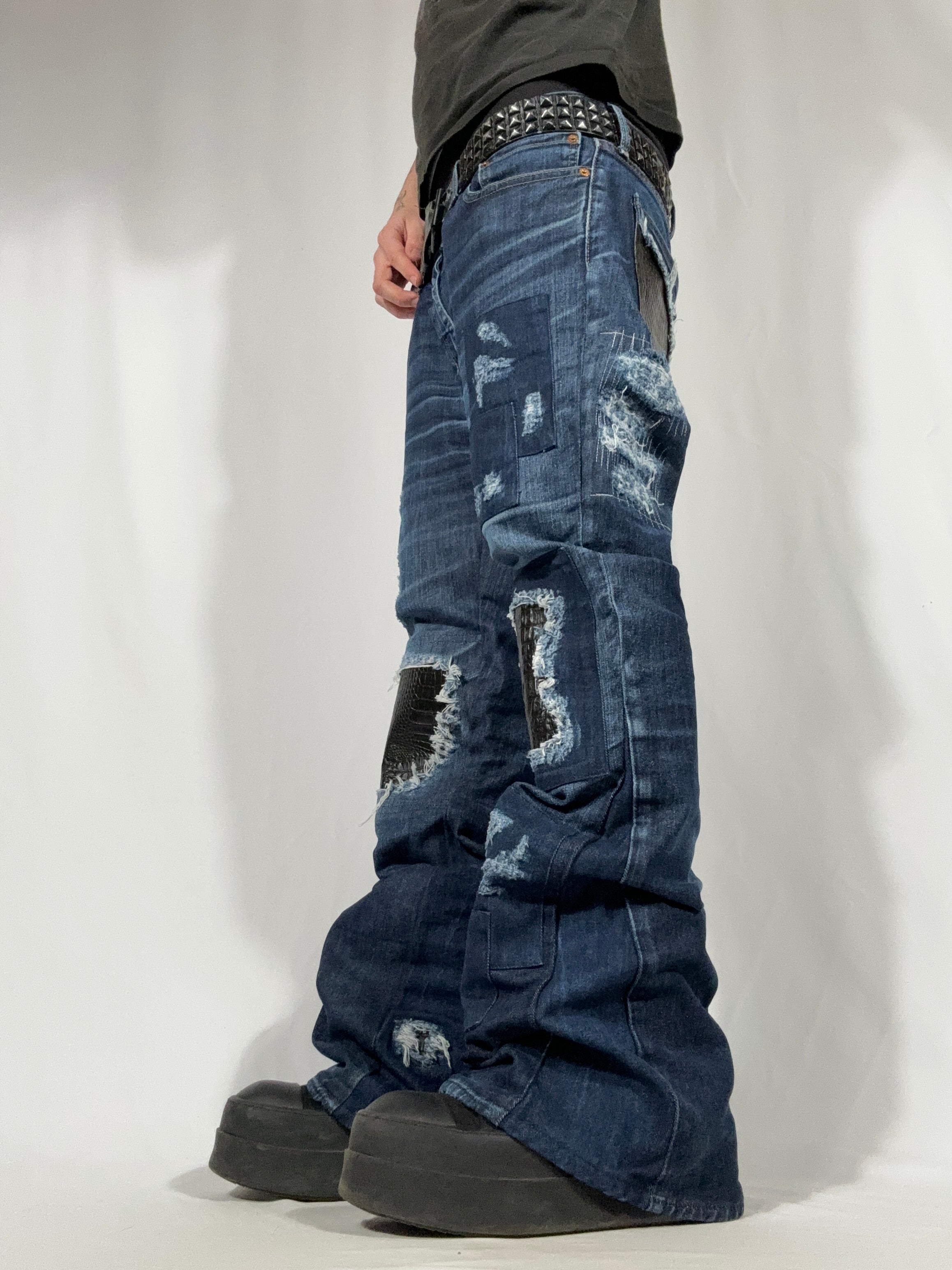 1of1 *BSN Handmade Flared Jeans
