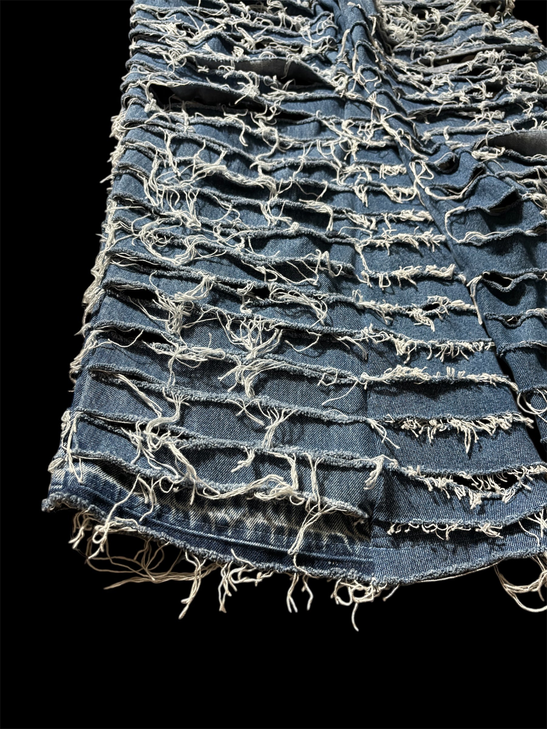 1of1 *BSN Handmade Big Baggy Full Distressed Jean