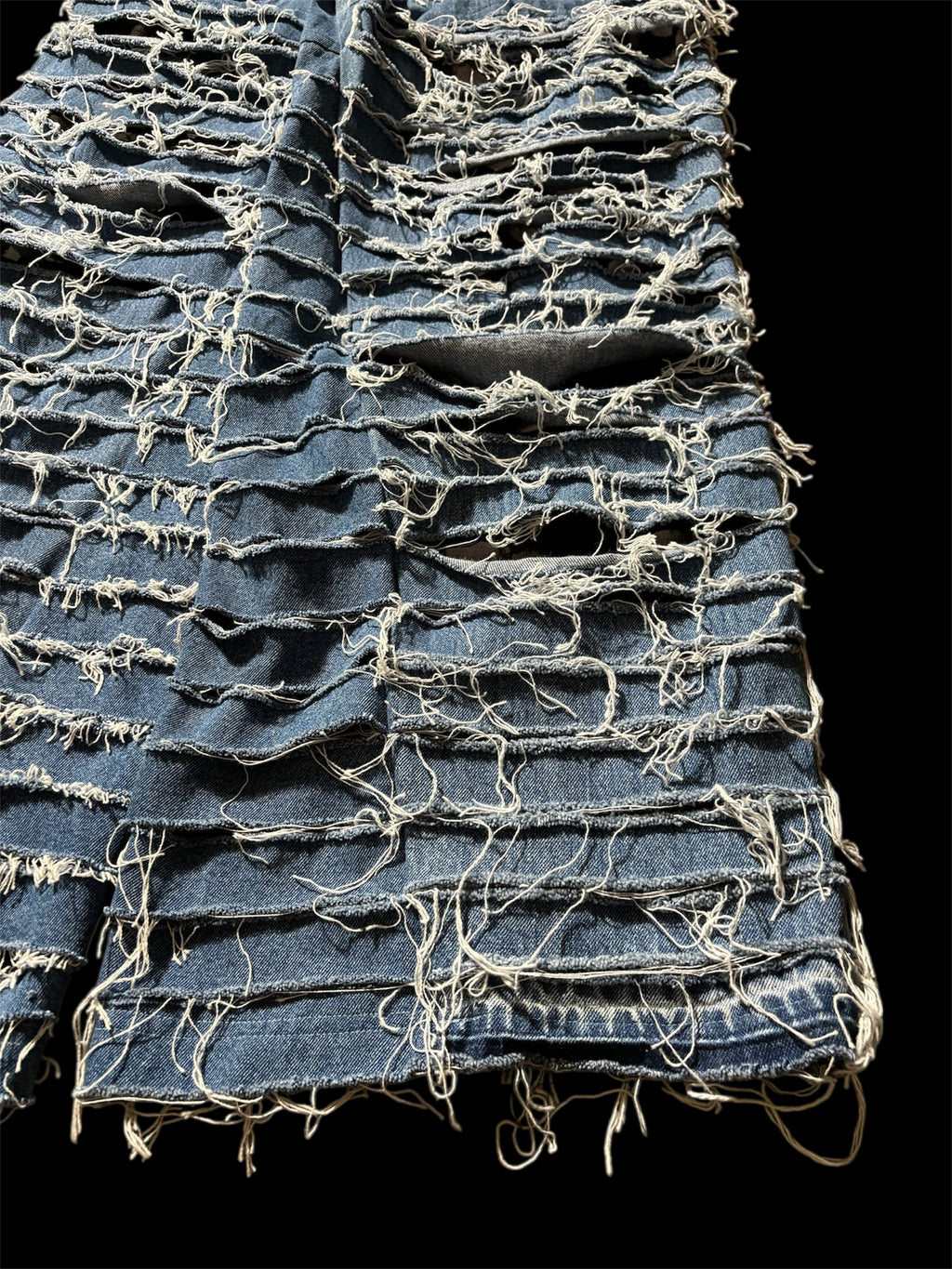 1of1 *BSN Handmade Big Baggy Full Distressed Jean