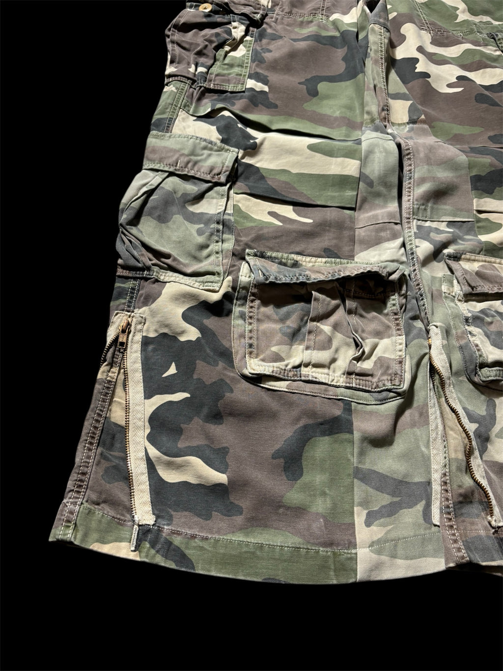 Flared Cargo Camo Pant