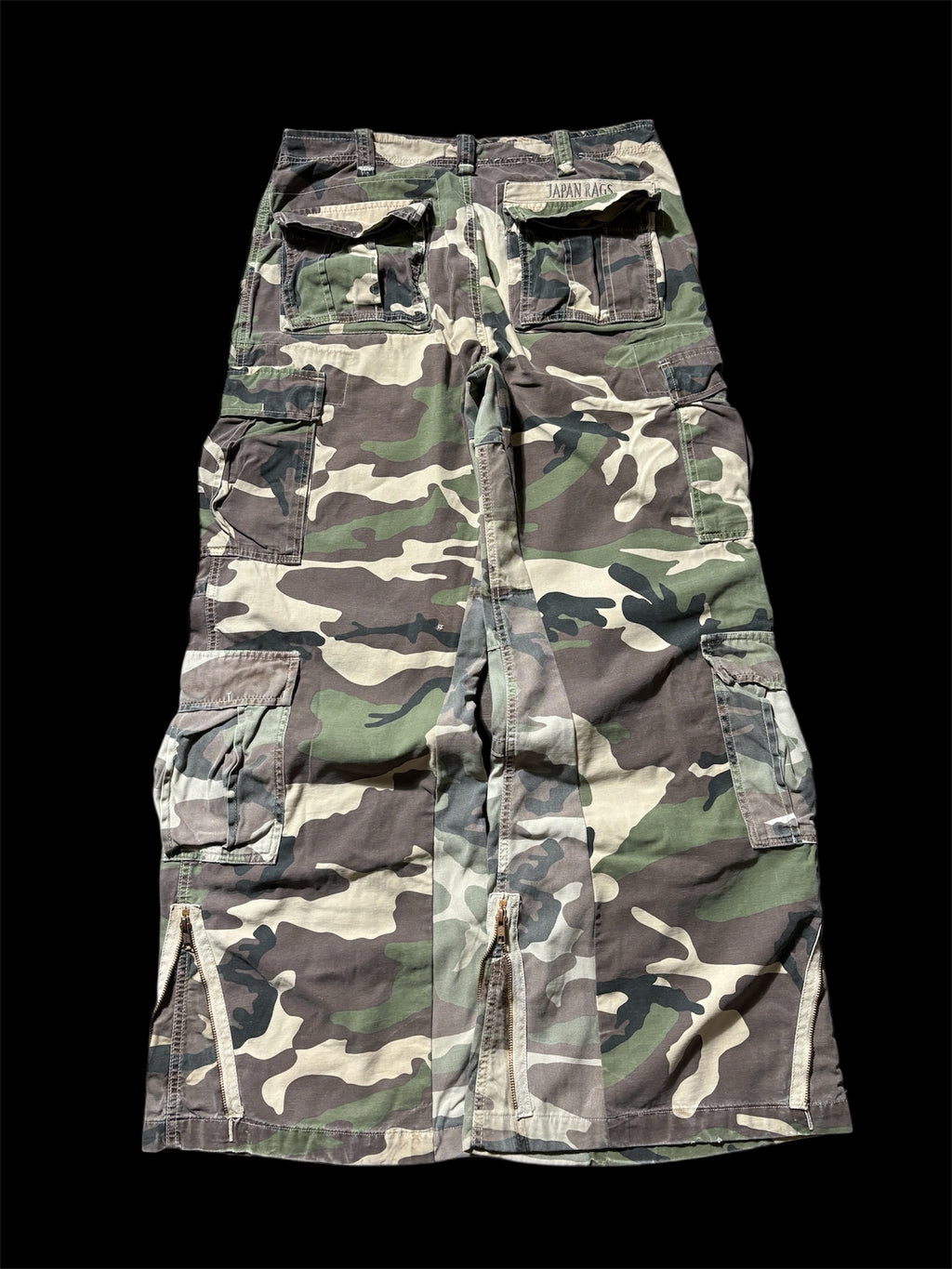 Flared Cargo Camo Pant