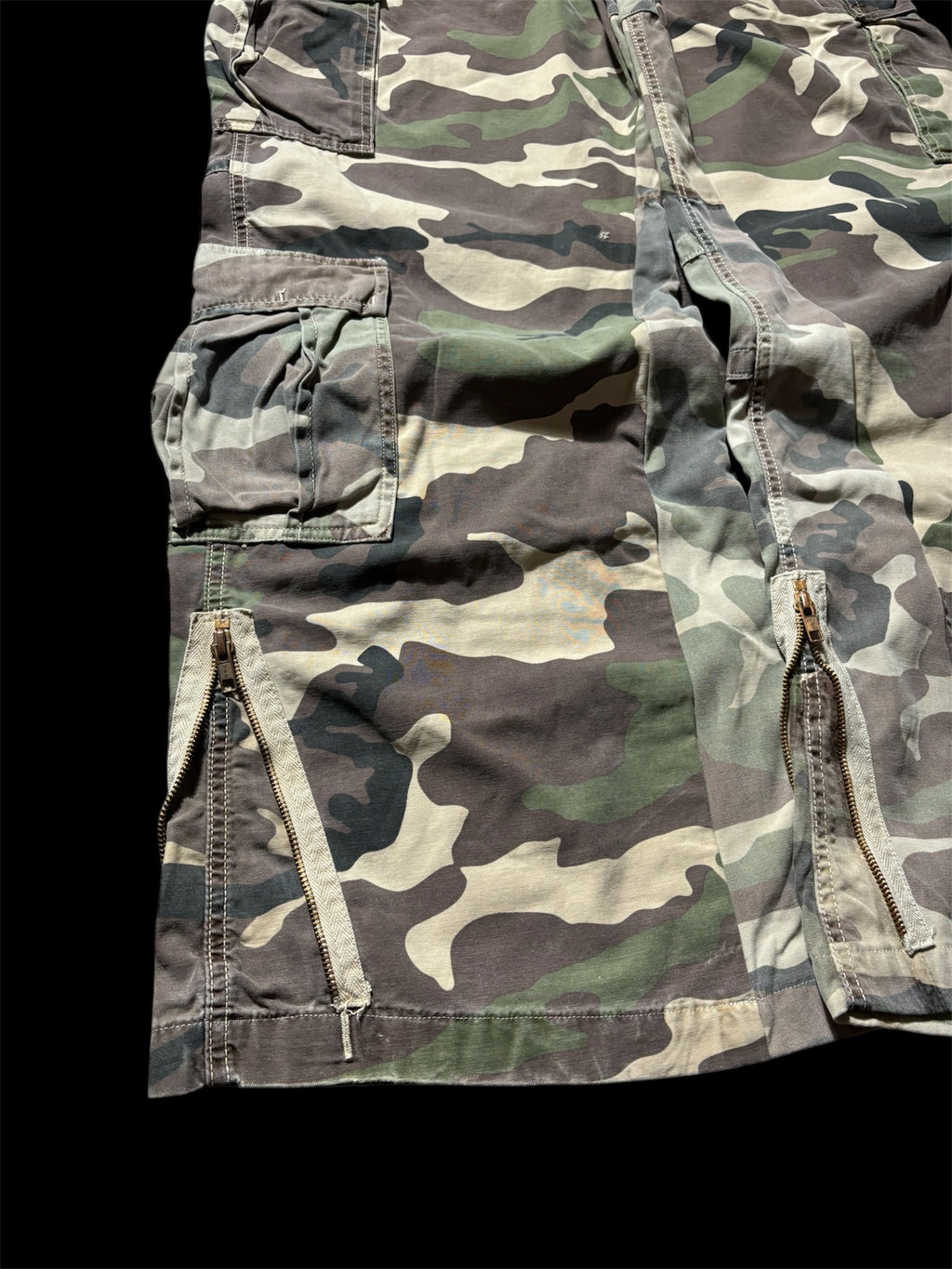 Flared Cargo Camo Pant