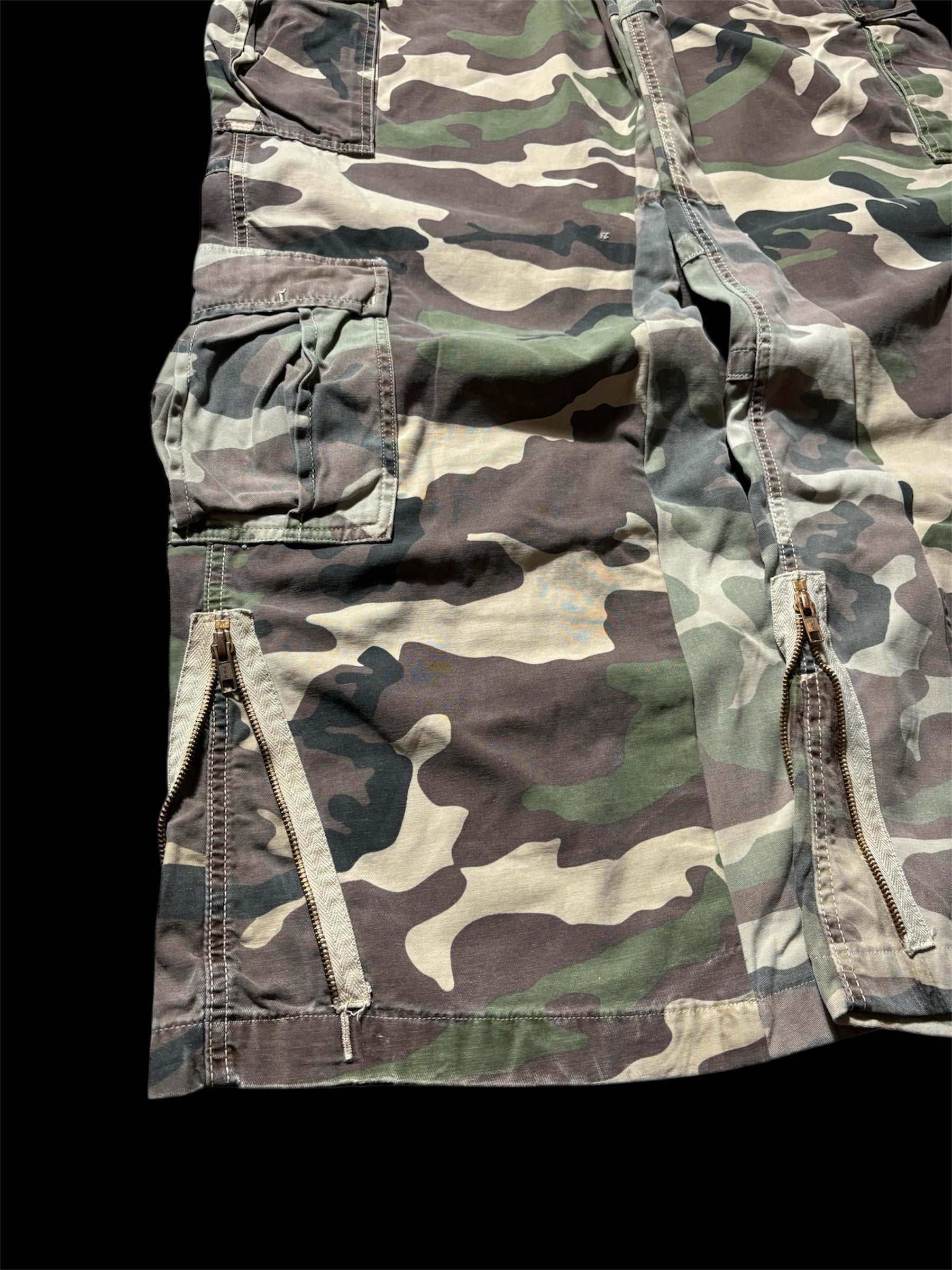 Flared Cargo Camo Pant