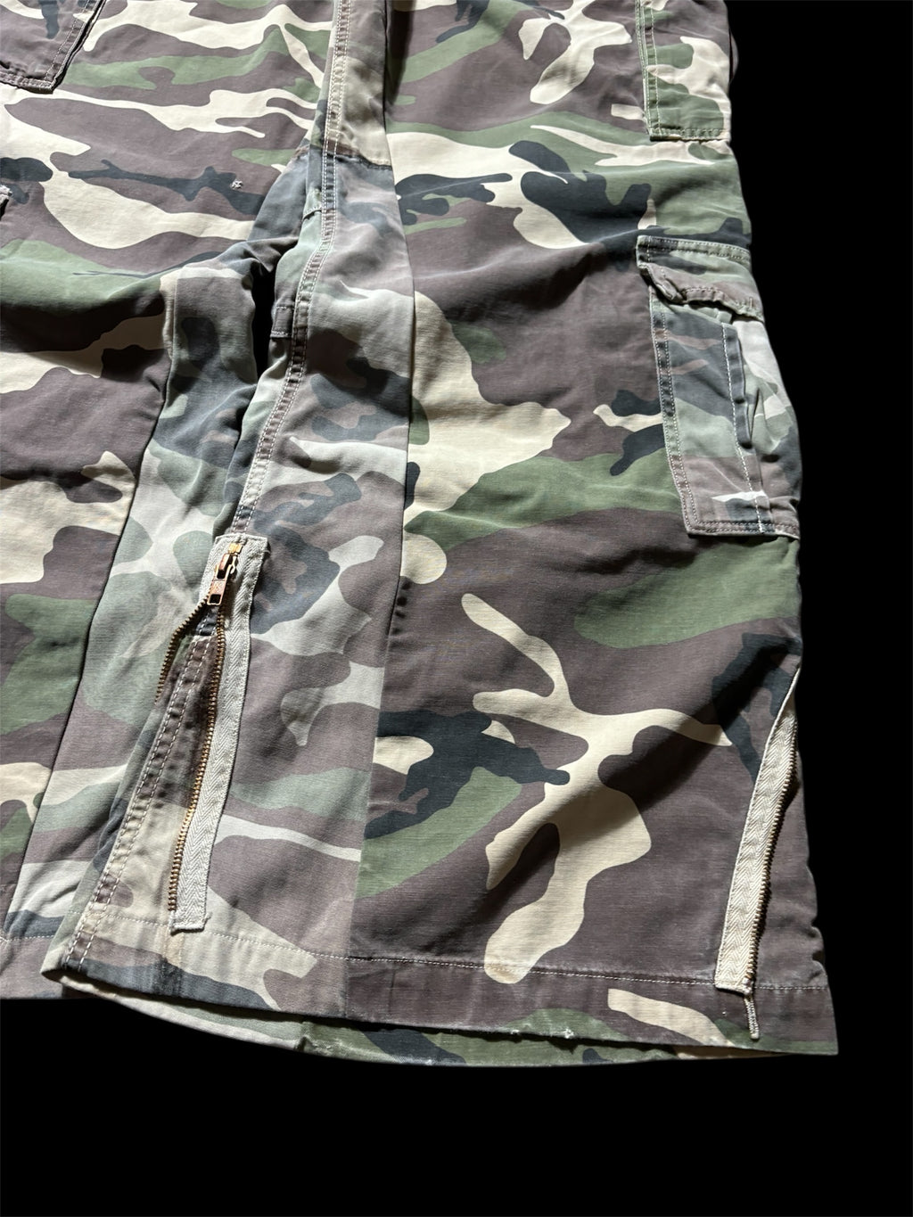 Flared Cargo Camo Pant