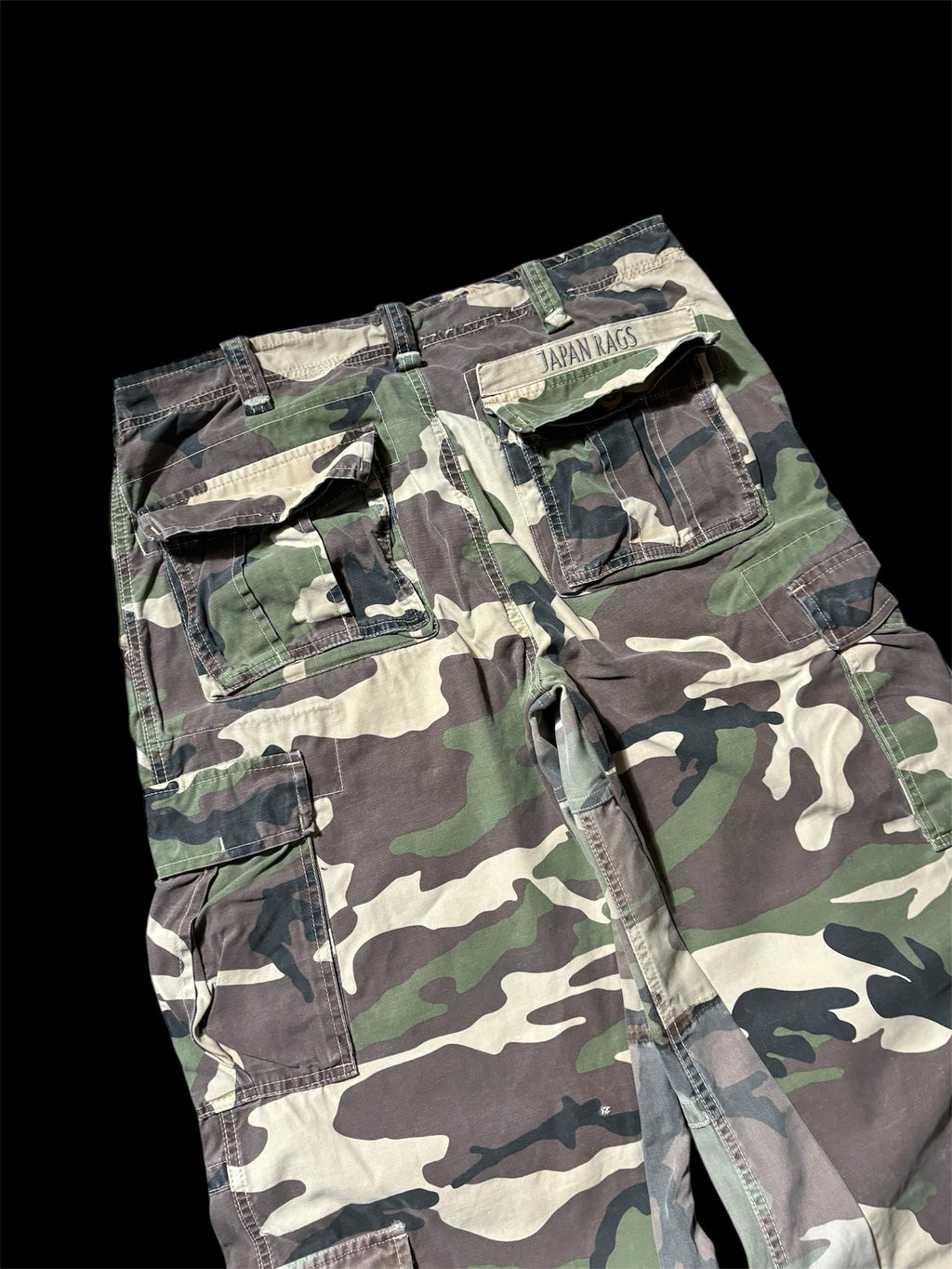 Flared Cargo Camo Pant