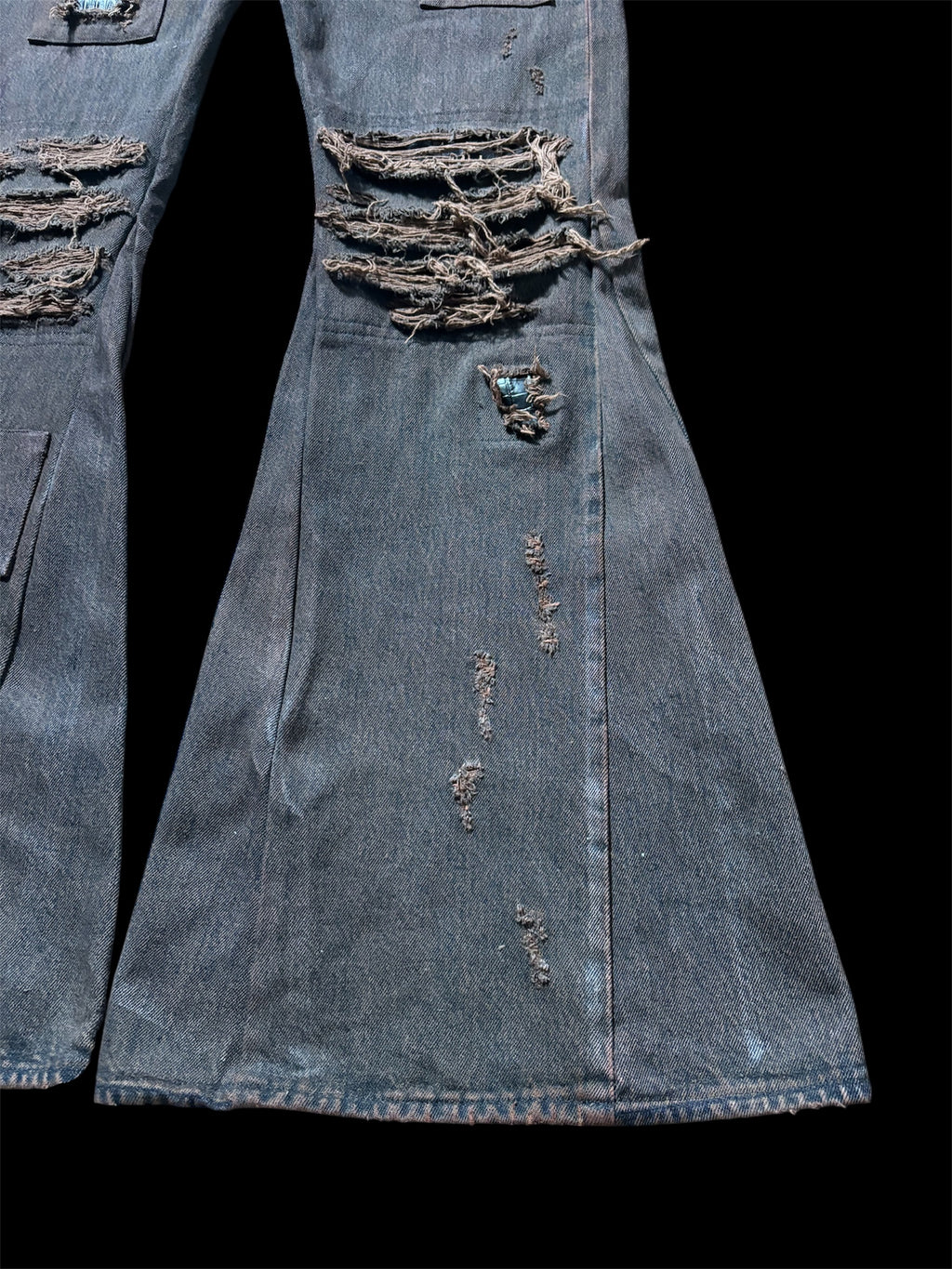 1of1 *BSN Handmade Dirty Flared Jeans