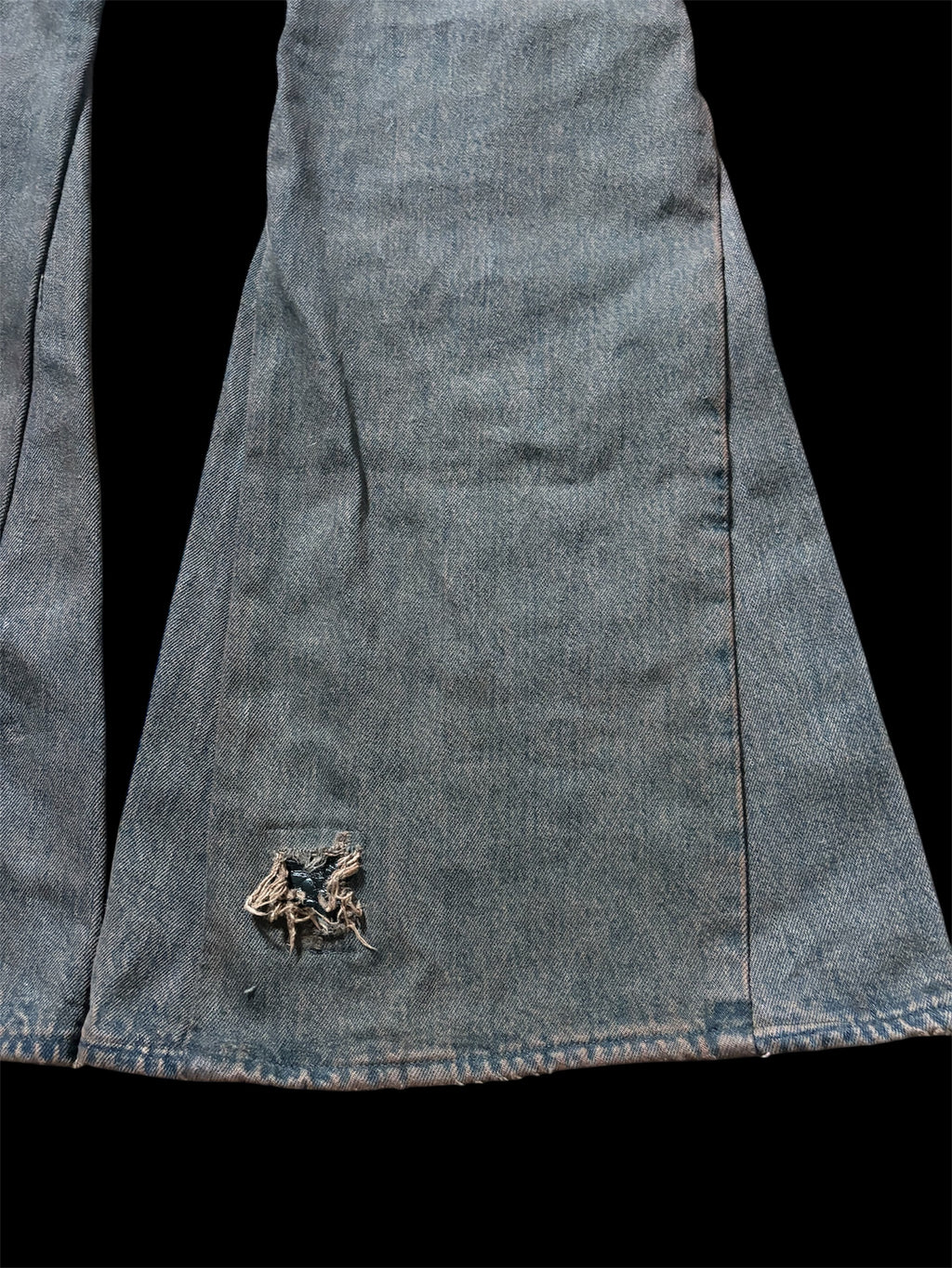 1of1 *BSN Handmade Dirty Flared Jeans