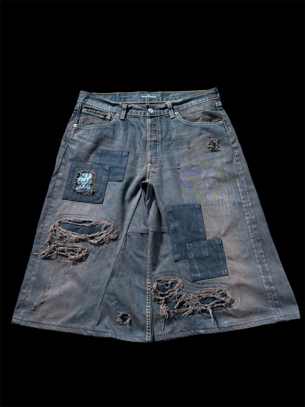 1of1 *BSN Handmade Dirty Baggy Shorts