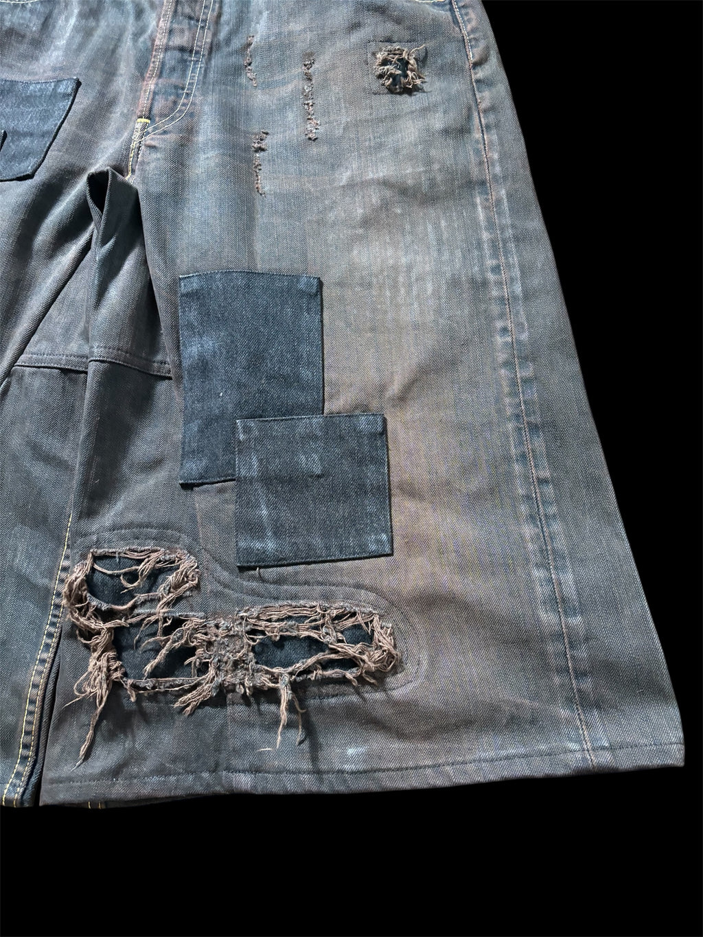1of1 *BSN Handmade Dirty Baggy Shorts