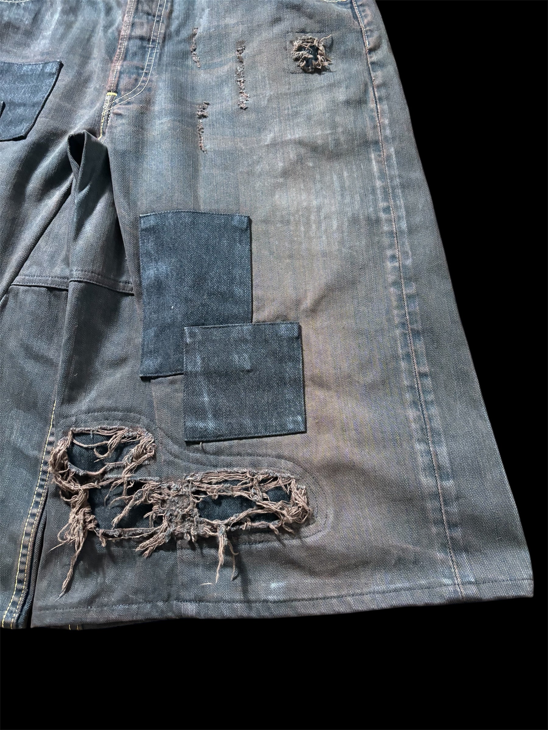 1of1 *BSN Handmade Dirty Baggy Shorts