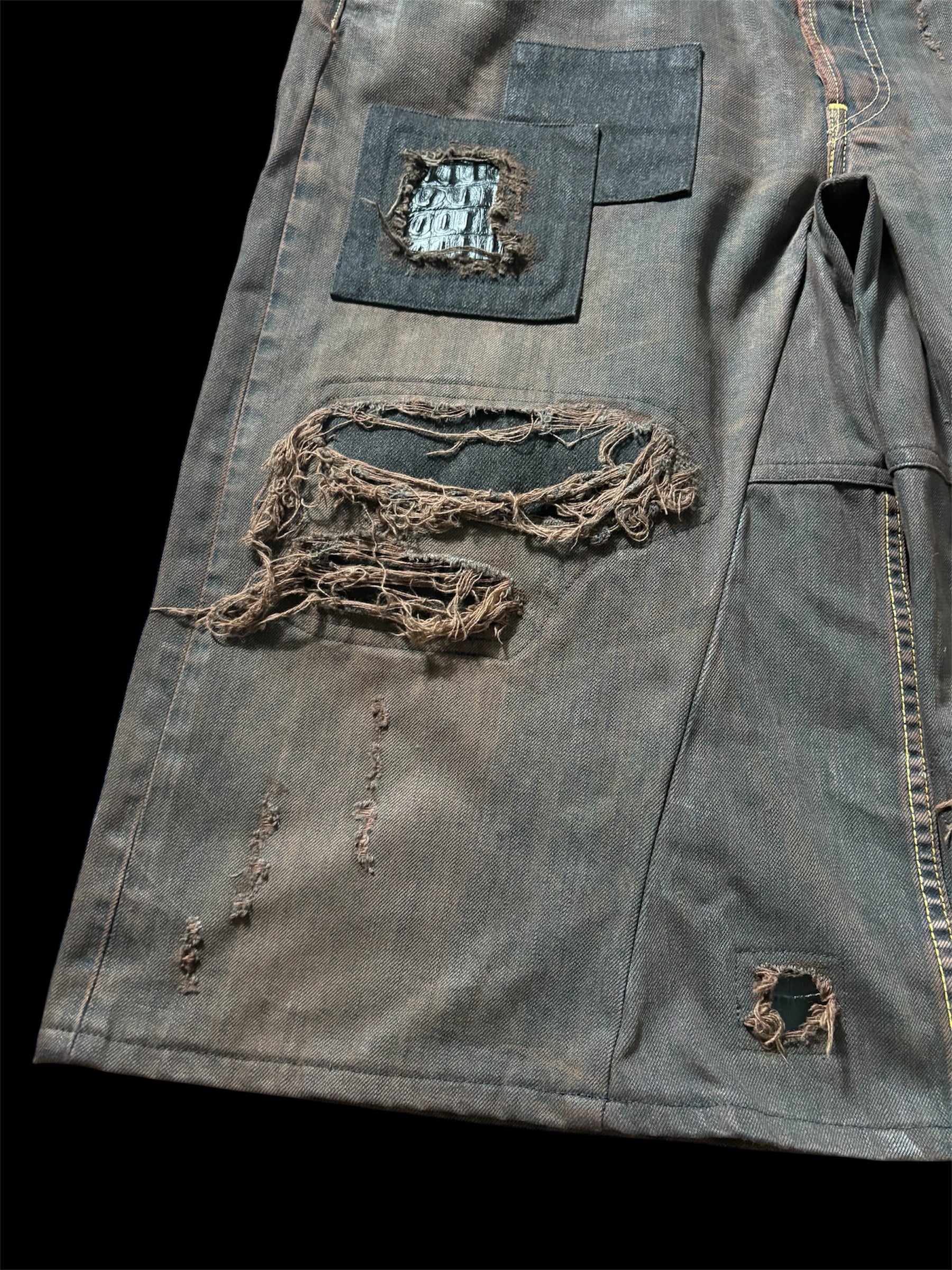 1of1 *BSN Handmade Dirty Baggy Shorts