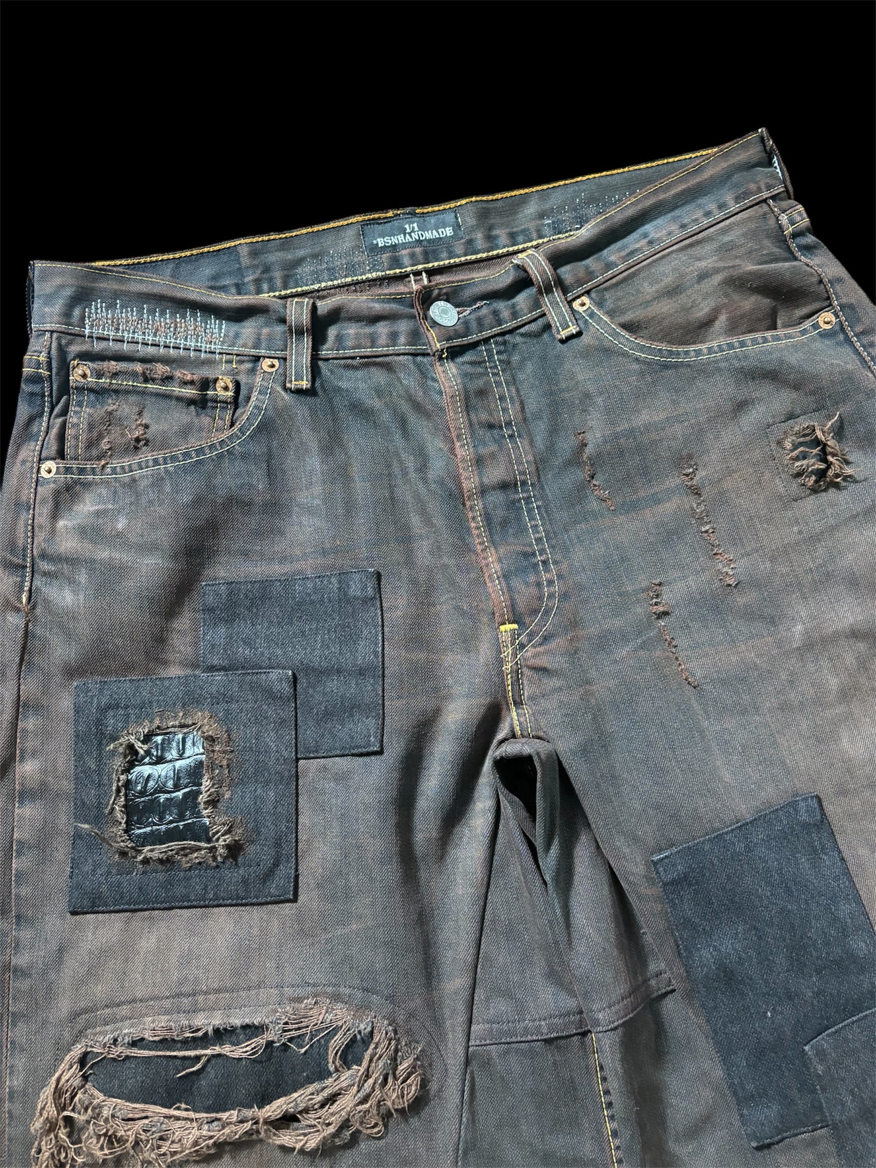 1of1 *BSN Handmade Dirty Baggy Shorts