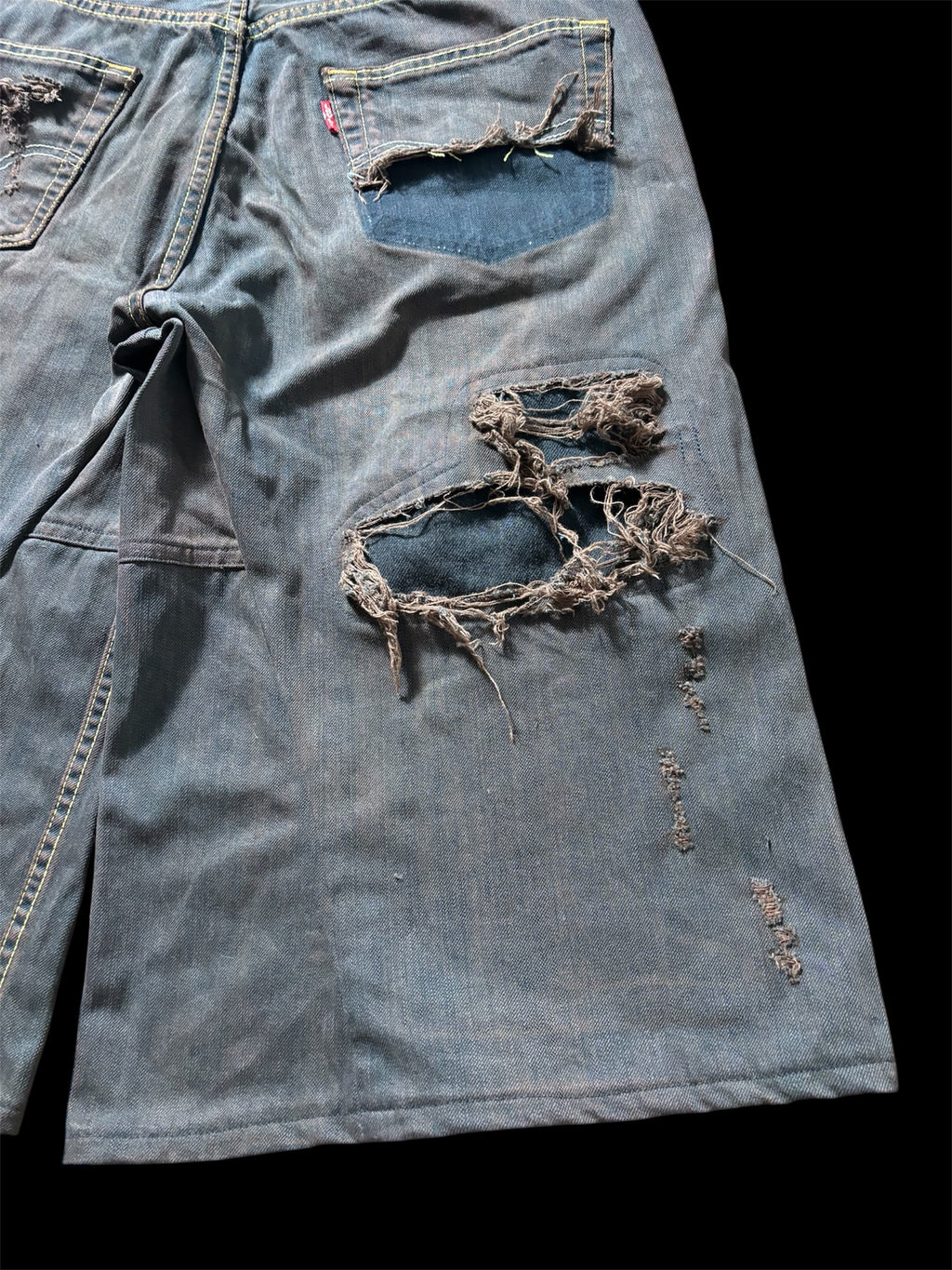 1of1 *BSN Handmade Dirty Baggy Shorts