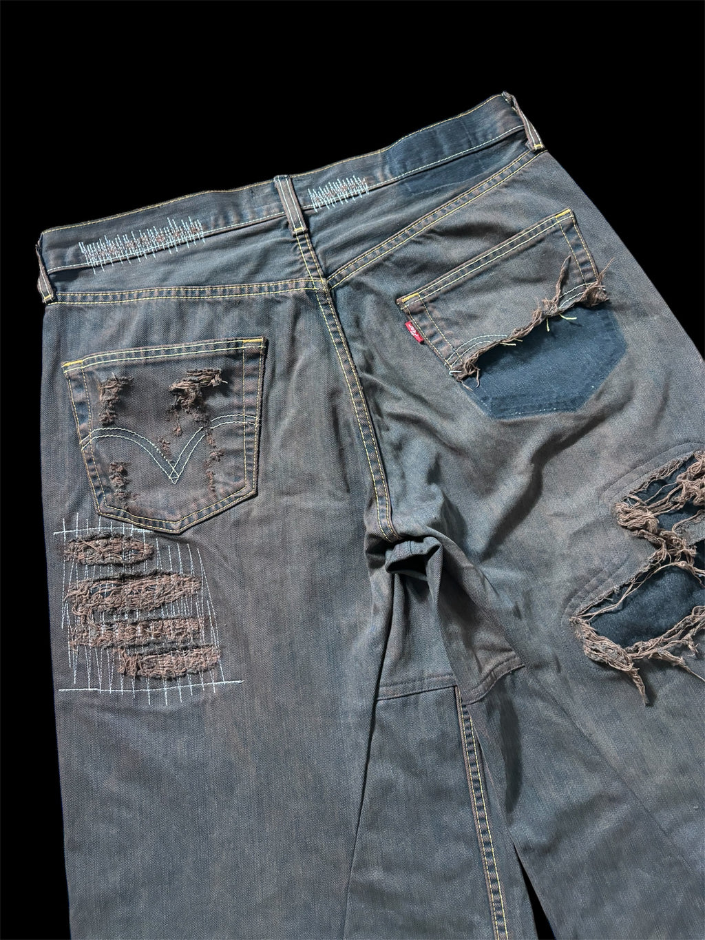 1of1 *BSN Handmade Dirty Baggy Shorts